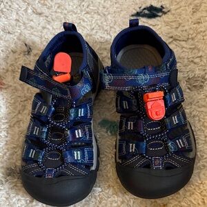 Keen Kids Blue and Black Sandals